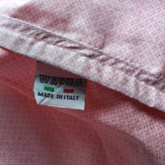 Lauro Lovely pink cotton shirt Sz 15 3/4 ~ 40 handmade in Italy 🇮🇹 - Picture 6 of 11